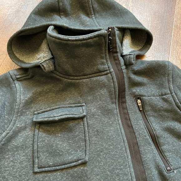Hurley Winchester Asymmetrical Fleece Jacket - X-Small - Picture 9 of 14